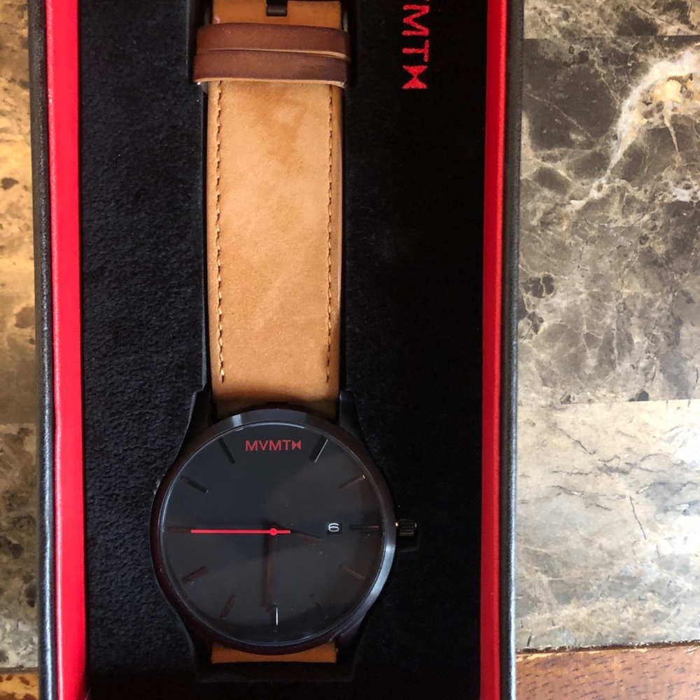 MVMT Watch Classic Black Tan